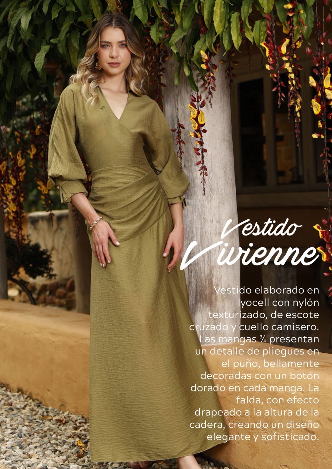 DRESS VIVIENNE GREEN, Size: S