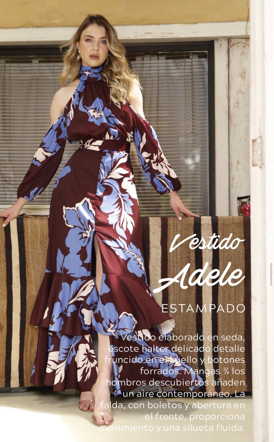 ADELE CHOCOLATE DRESS, Size: S