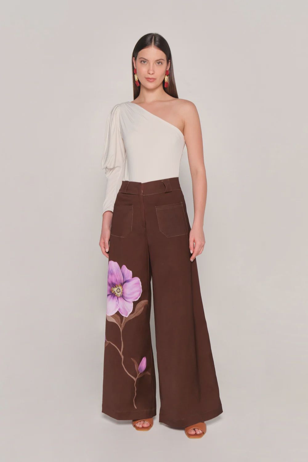 MILLER FLOWER PANTS, Size: S