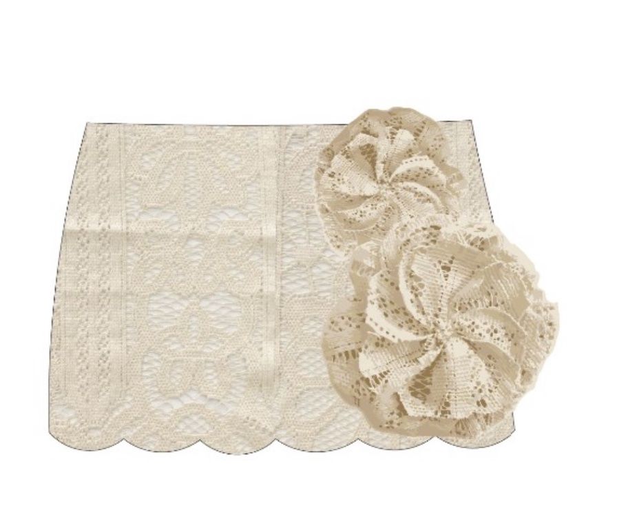 LA PERLE-503 MINI SKIRT, Size: S