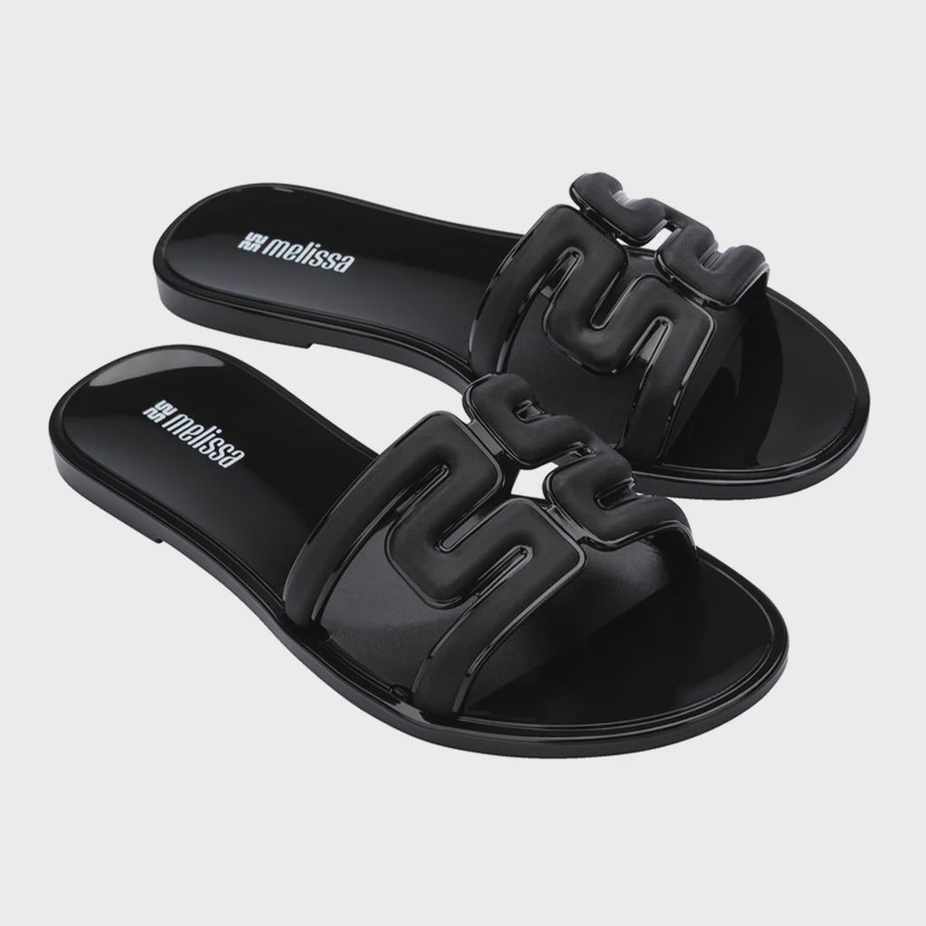 M SLIDE  MELISSA, Colour: BLACK, Size: 5