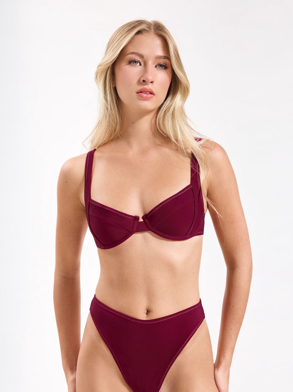 JUSTINE PLUM TOP