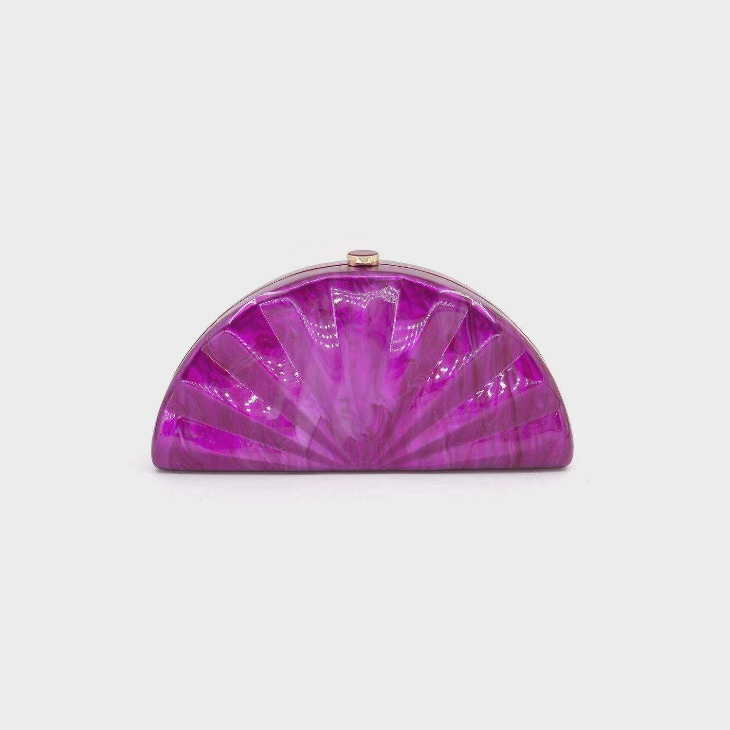 SHELL ACRYLIC CLUCTH