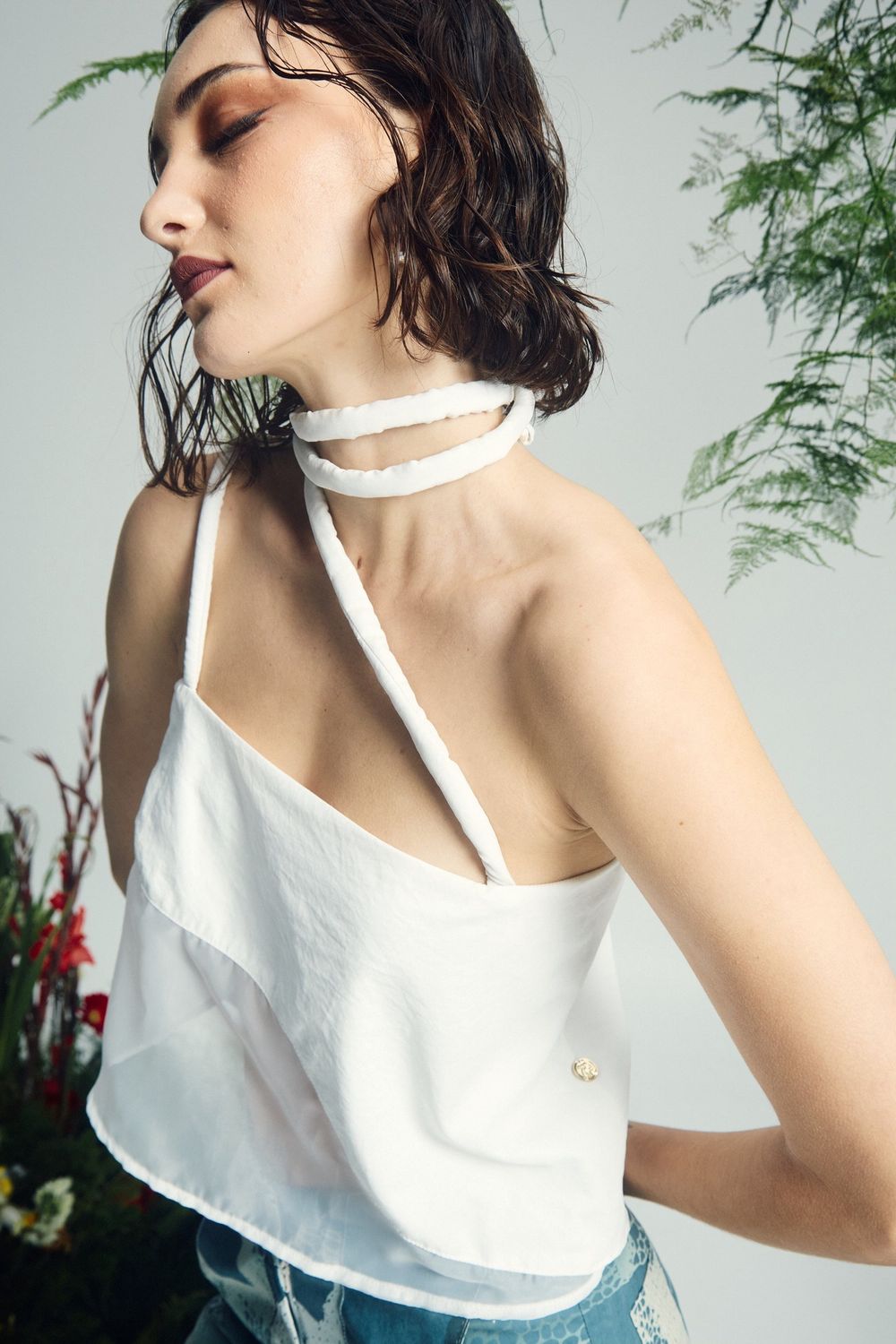 YACARE TOP WHITE Now $ 399 tt, Size: XS