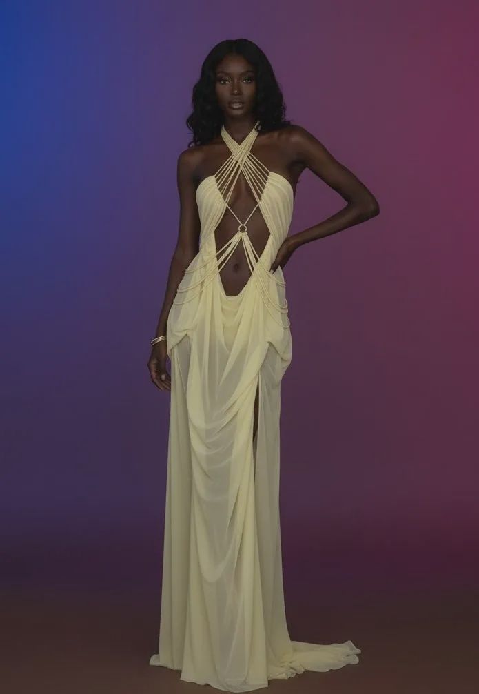 KAIROS DRESS WHITE, Size: S