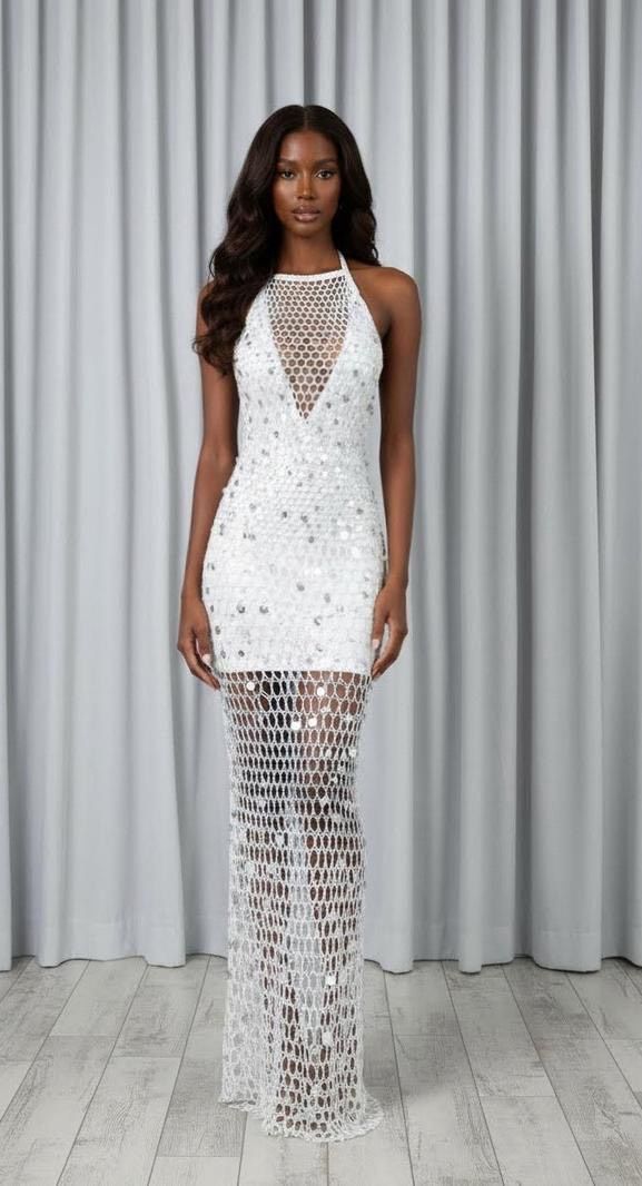 MOON DRESS WHITE, Size: S