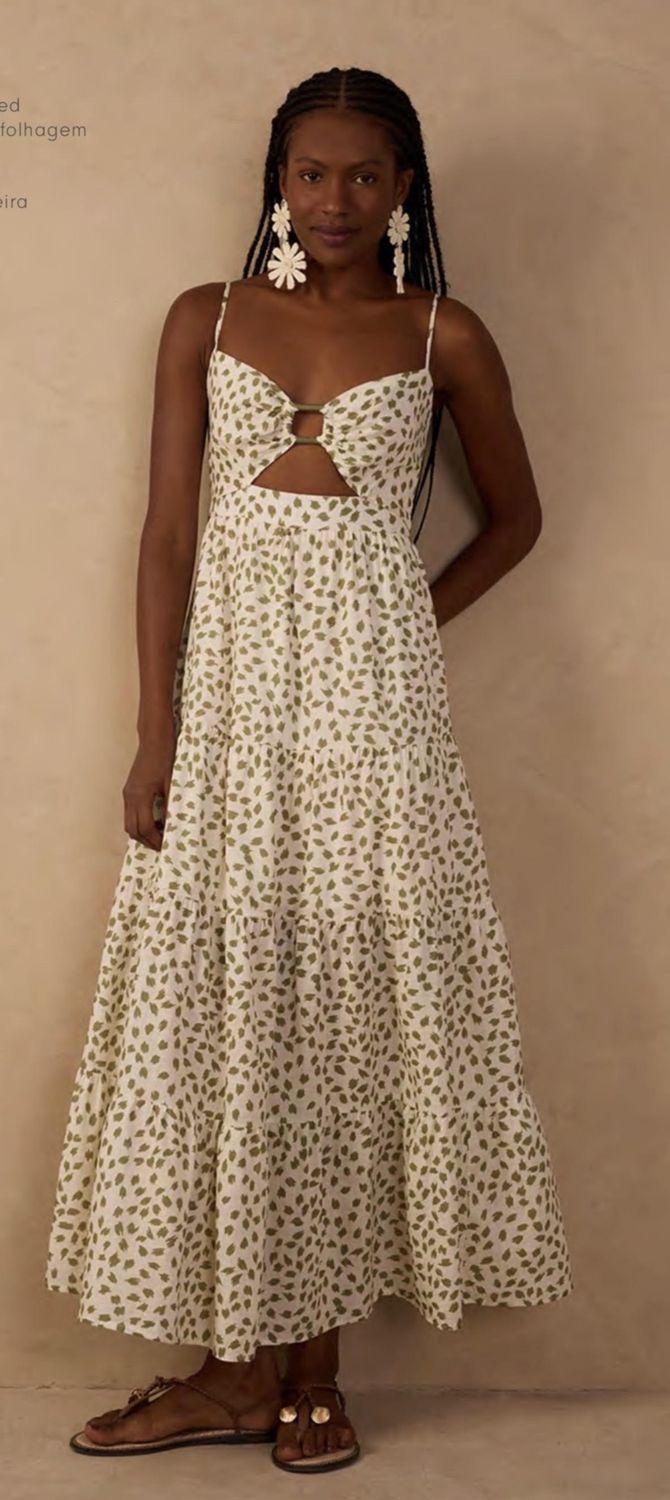 NATURALEZA MAXI DRESS 26, Size: S