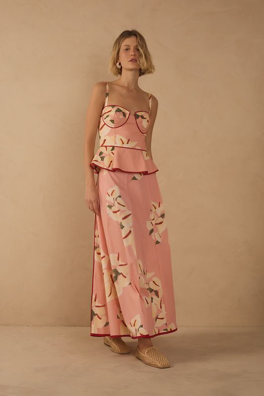 ANTURIO  POPLIN SKIRT