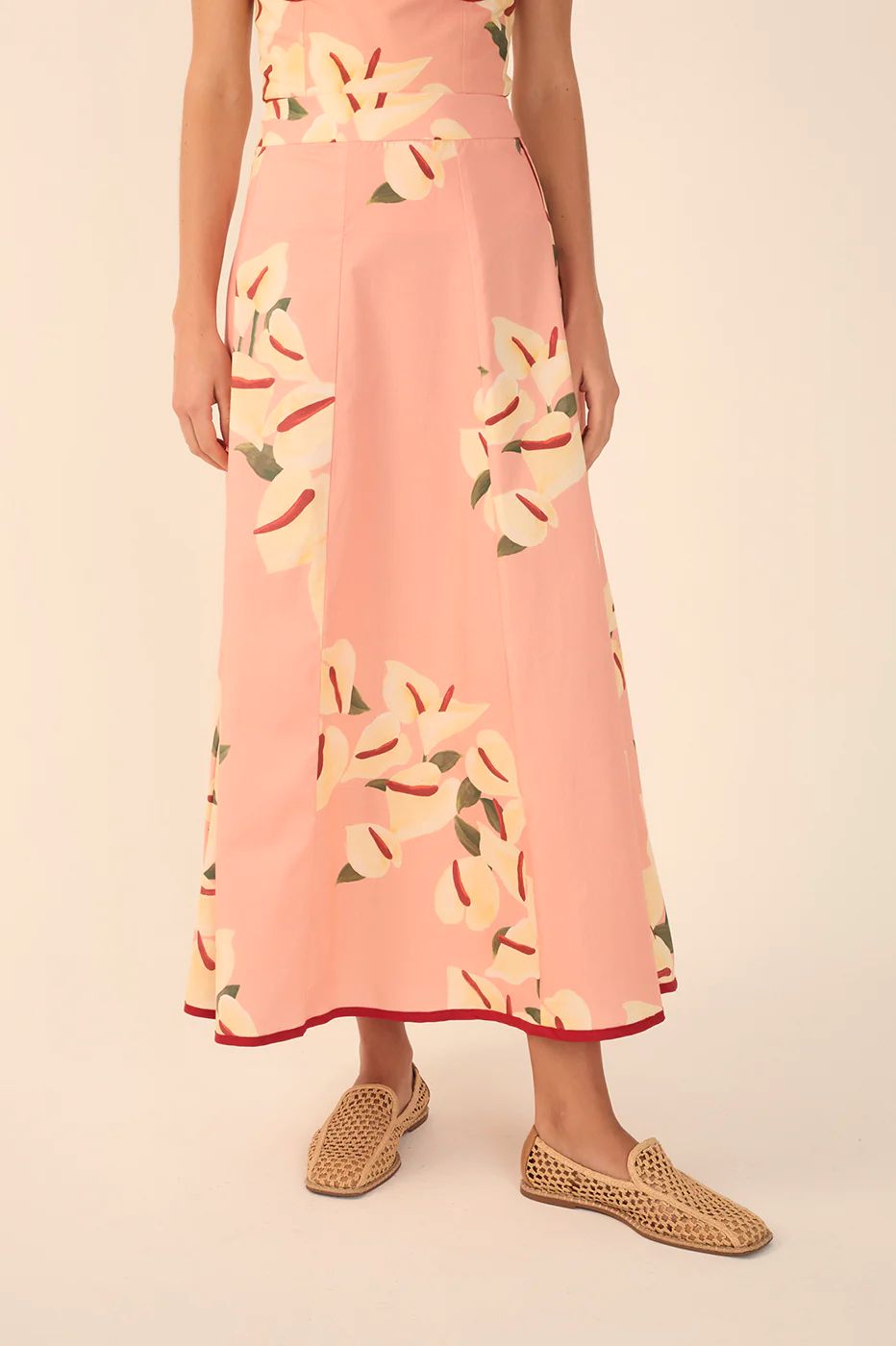 ANTURIO  POPLIN SKIRT