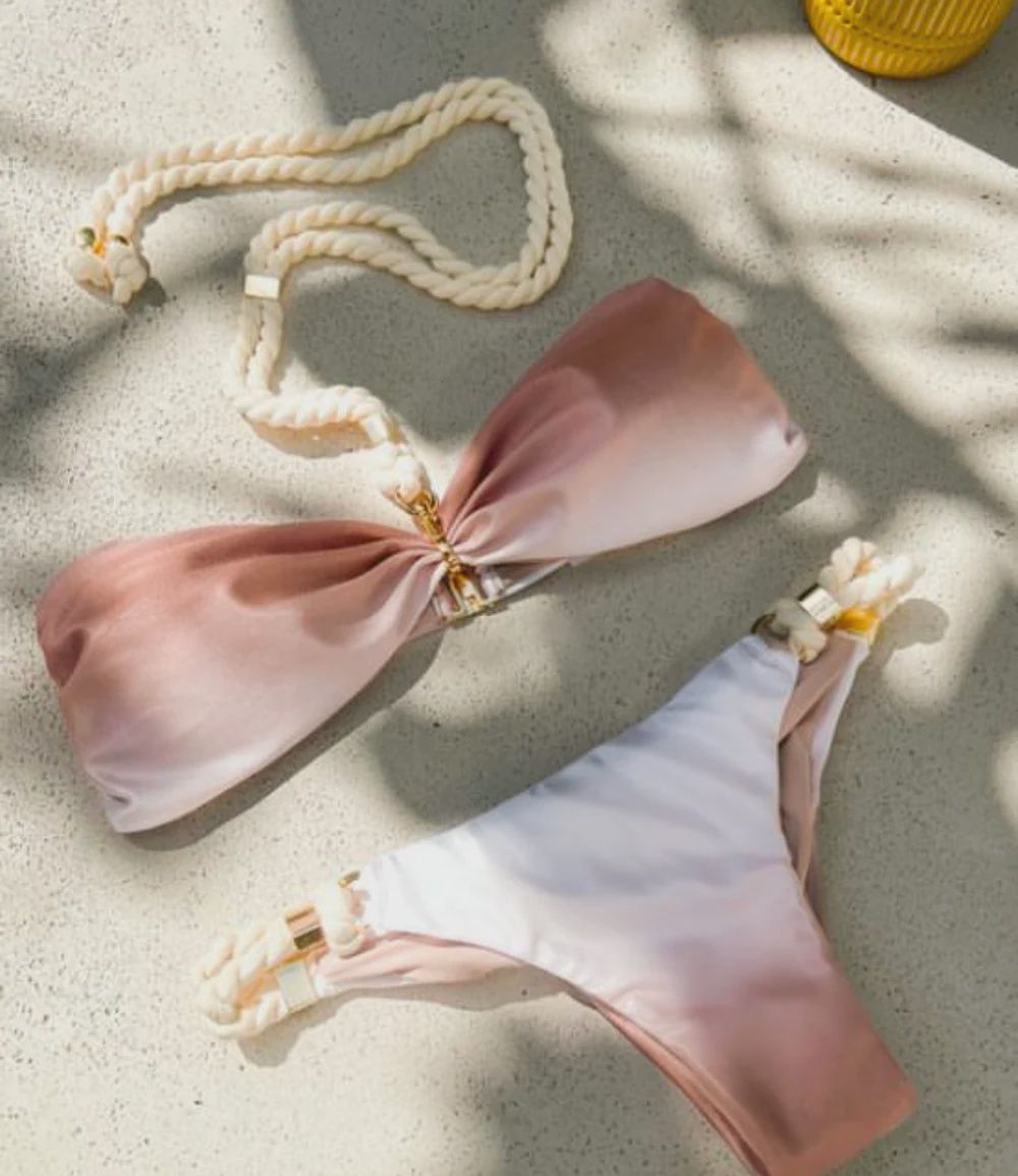 SAHARA DEGRADE NUDE BIKINI SET