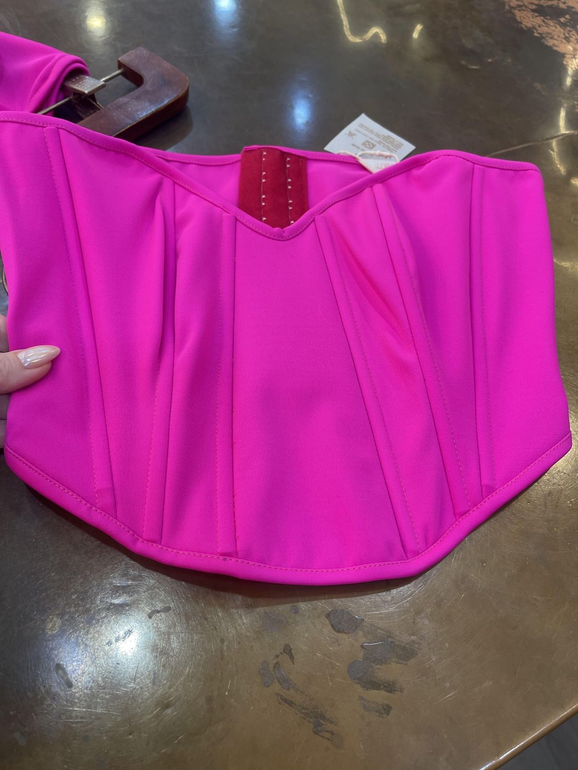 FUCSIA CORSET SOLO - FINAL PRICE, Size: S