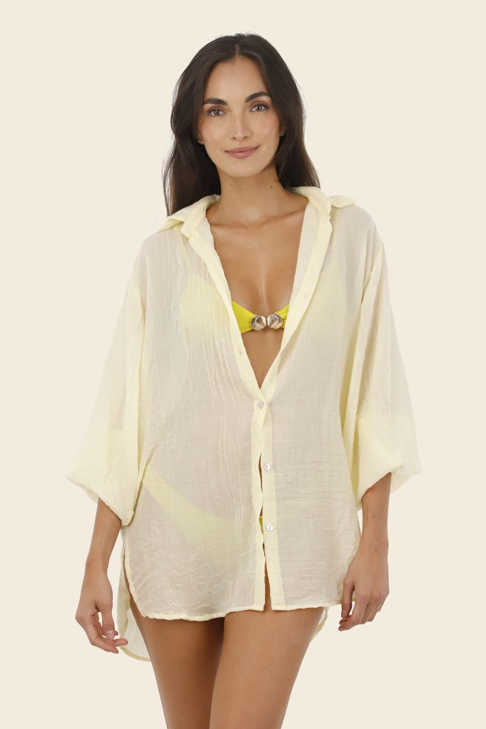 BUTTERCREAM  AKUMAL SHIRT, Size: S/M