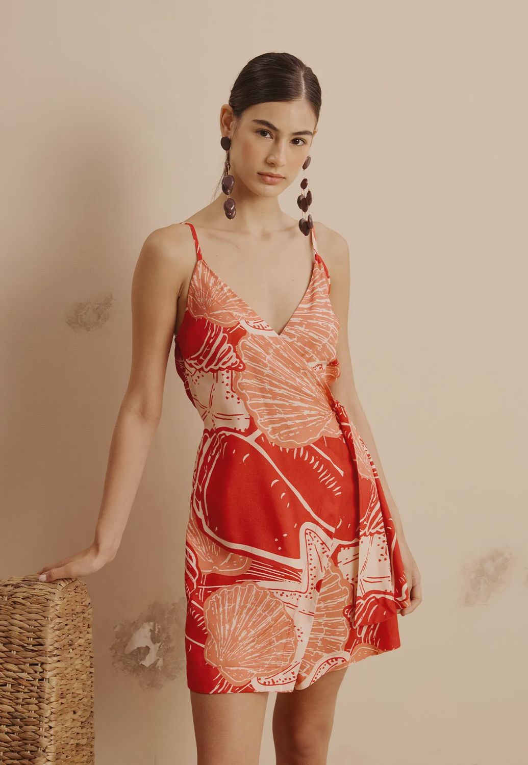 RED SHELL ROMPER