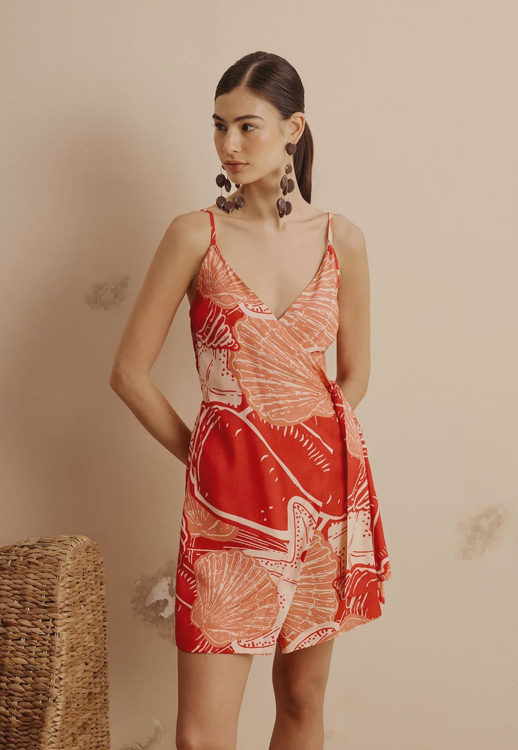 RED SHELL ROMPER Now $ 499 tt Was $790 tt, Size: XS