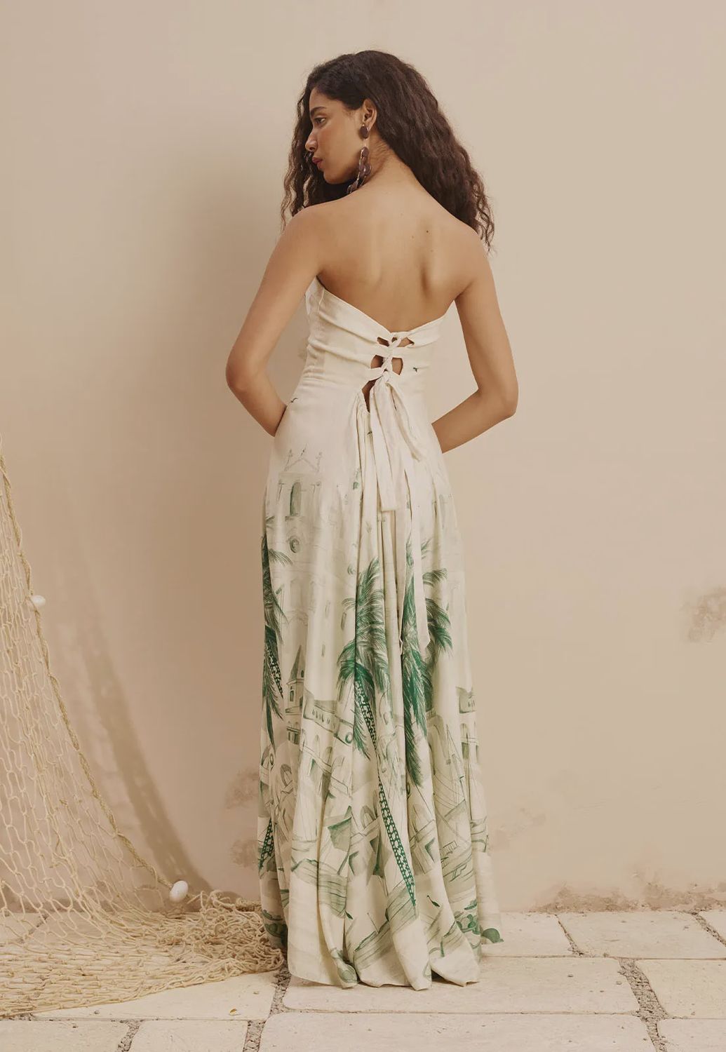 TOMARA BELEM STRAPLESS MAXIDRESS