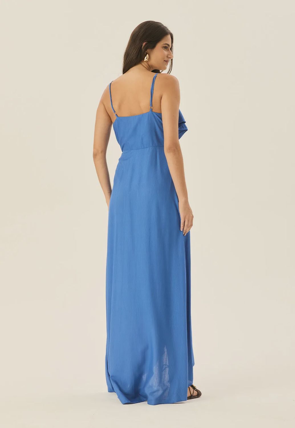 AVAL BLUE WARP DRESS