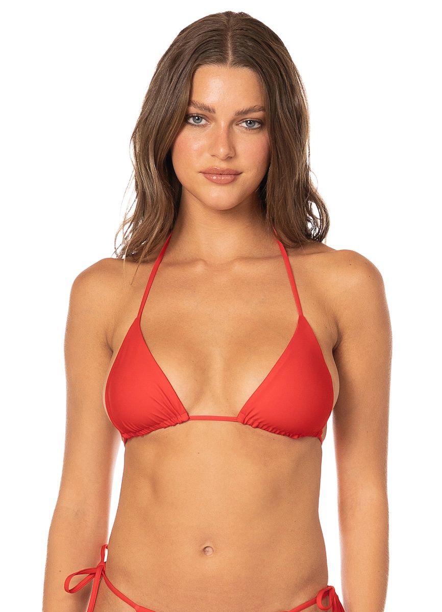 RED CAMELIA TOP + RED