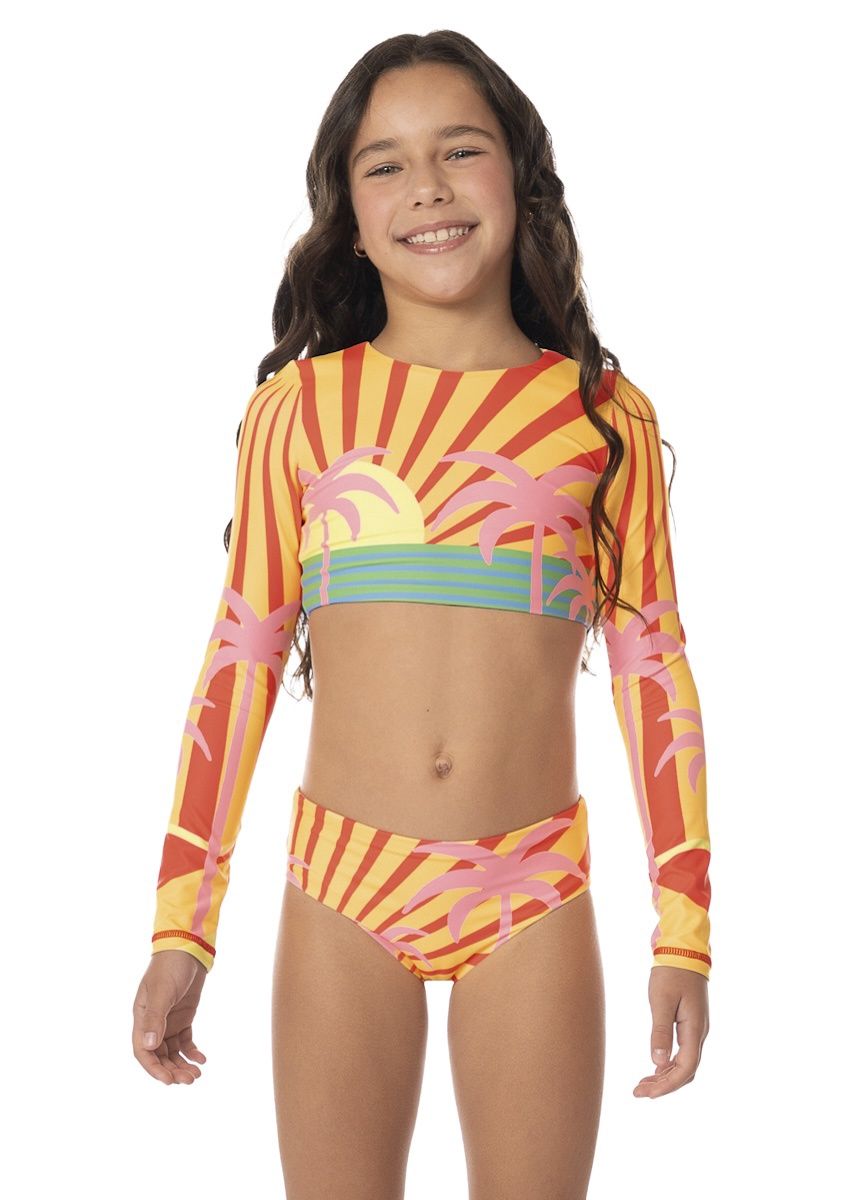 JUNGLE SWAY BRISSA GIRLS SWIMWEAR, Size: 8