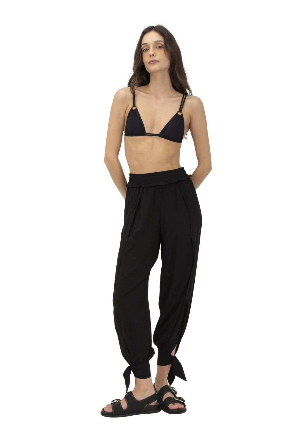 BLACK HOMY PANT - NOW $499.00  TT WAS $ 940.00, Size: S