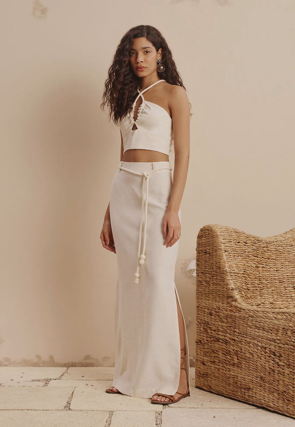 ROPE DETAIL CROPPED TOP