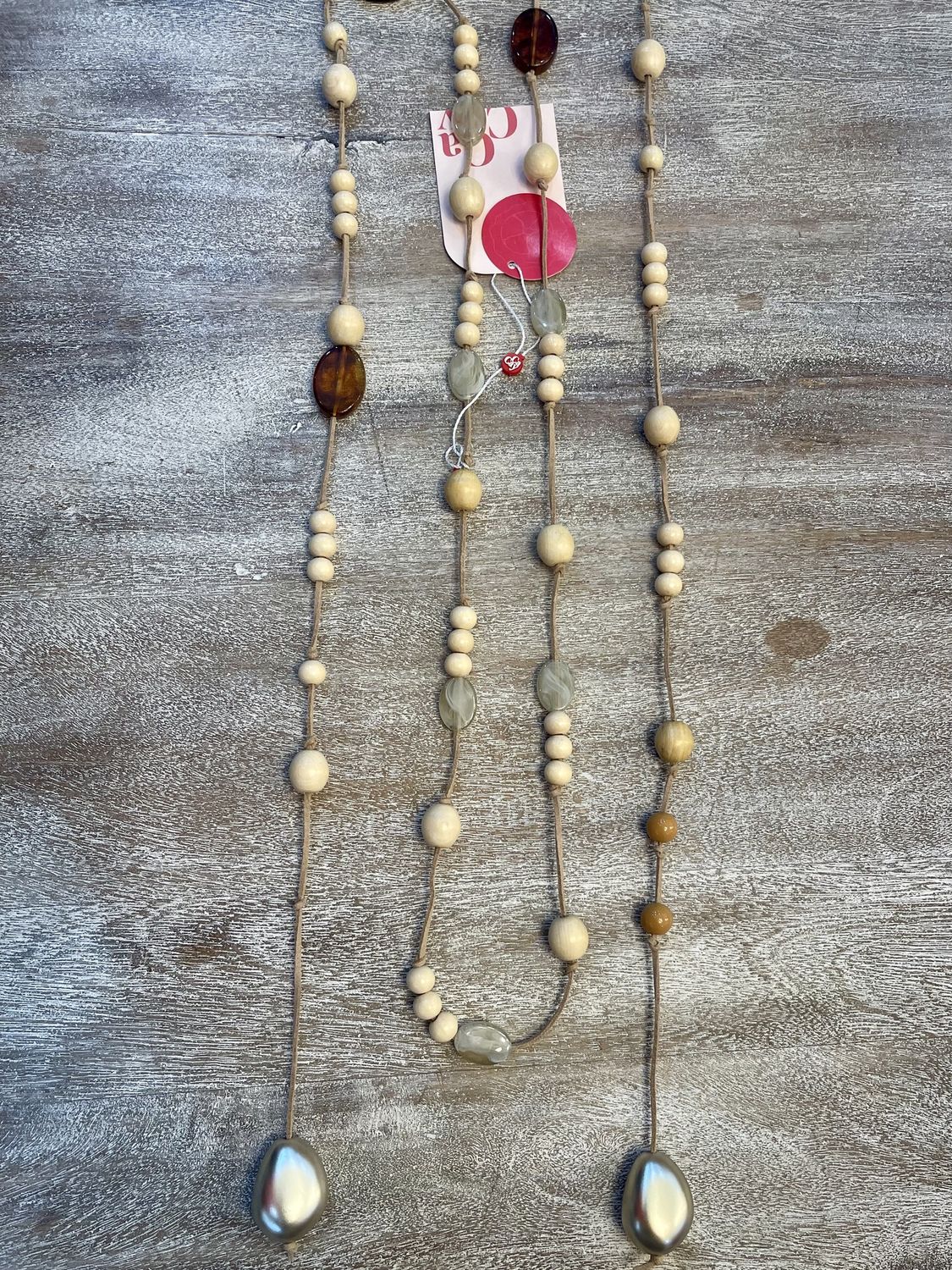 MICANGA TWO IN ONE BEADS ADJUSTABLE BELT, Size: O/S