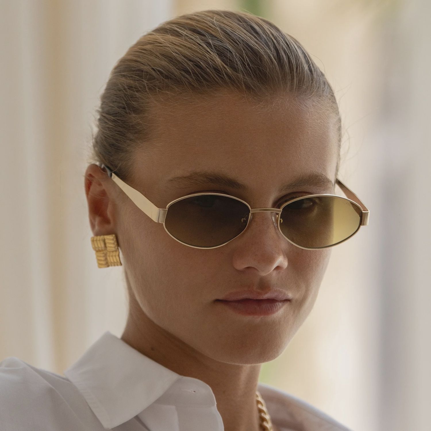 SOHO GREEN SUNGLASSES