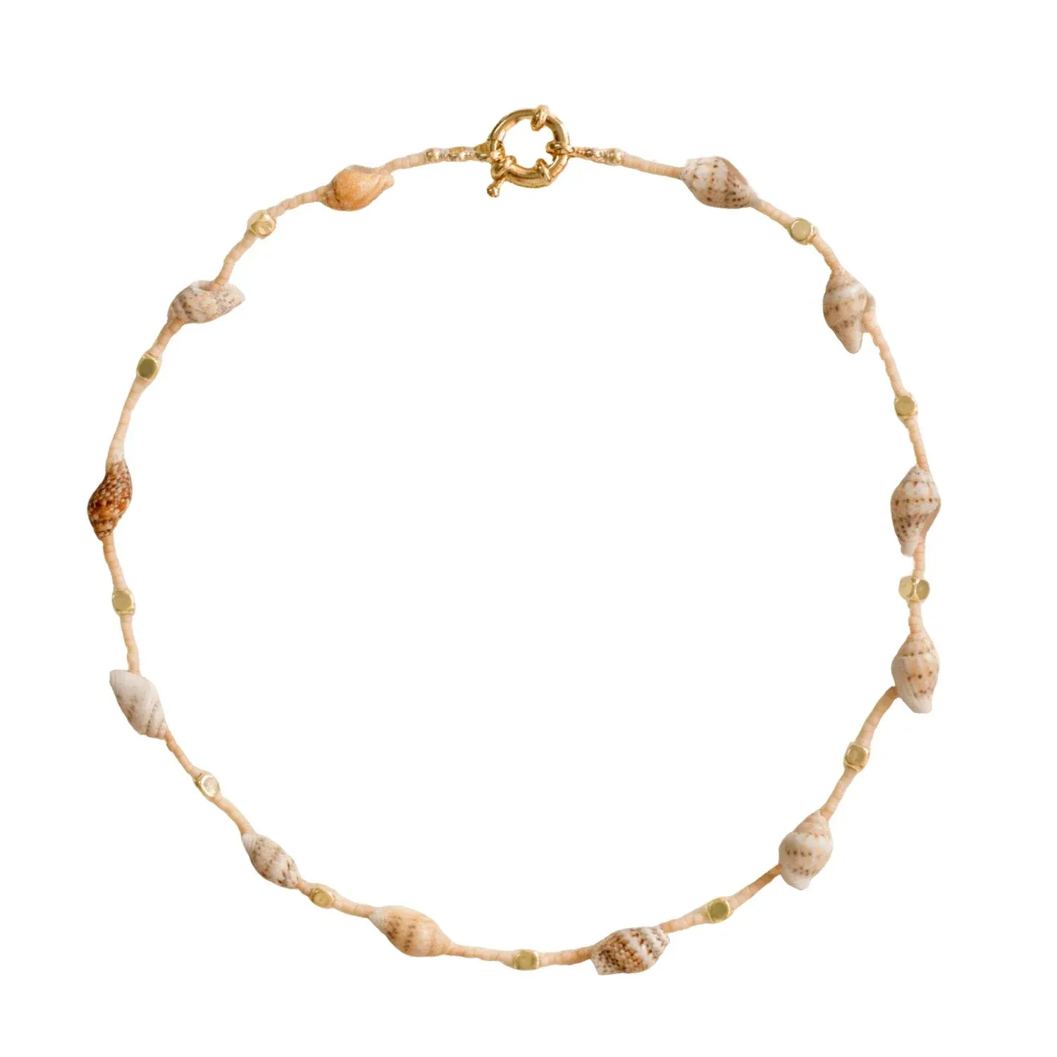 OCEANO NECKLACE, Material: SHELL GOLD