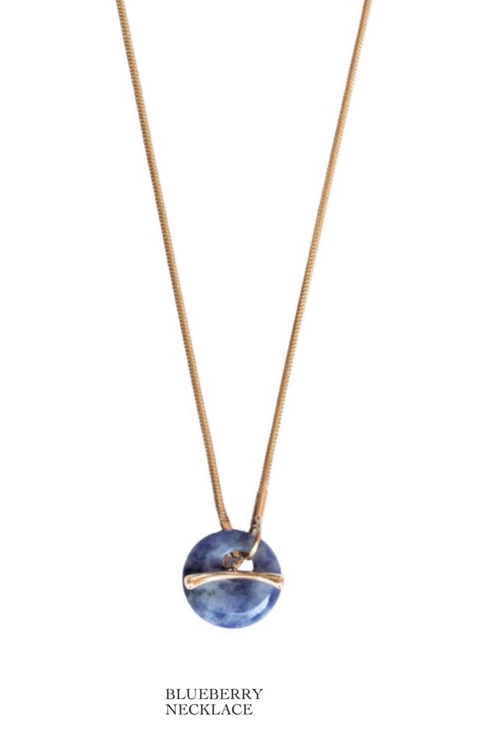 BLUEBERRY NECKLACE, Colour: O/S