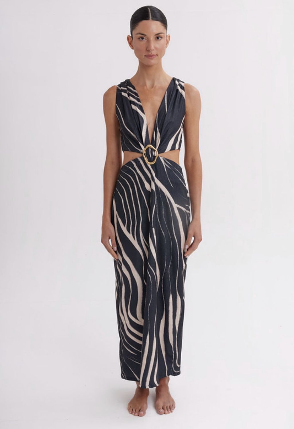 SAPHI WAVES DRESS, Size: S