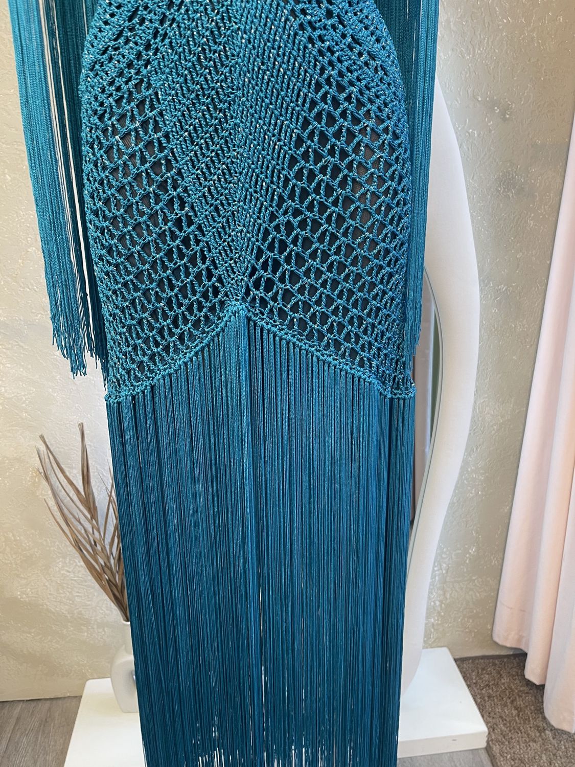 LOS ROQUES HANDWOVEN DRESS