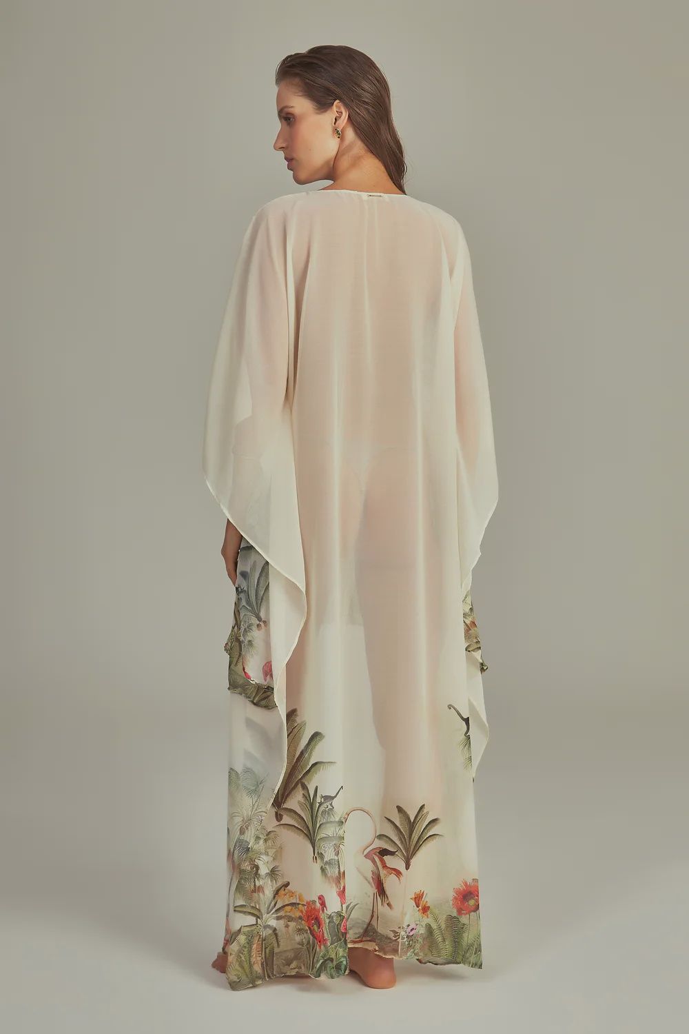 MARESIAS KAFTAN TROPICAL PARADISE PRINT