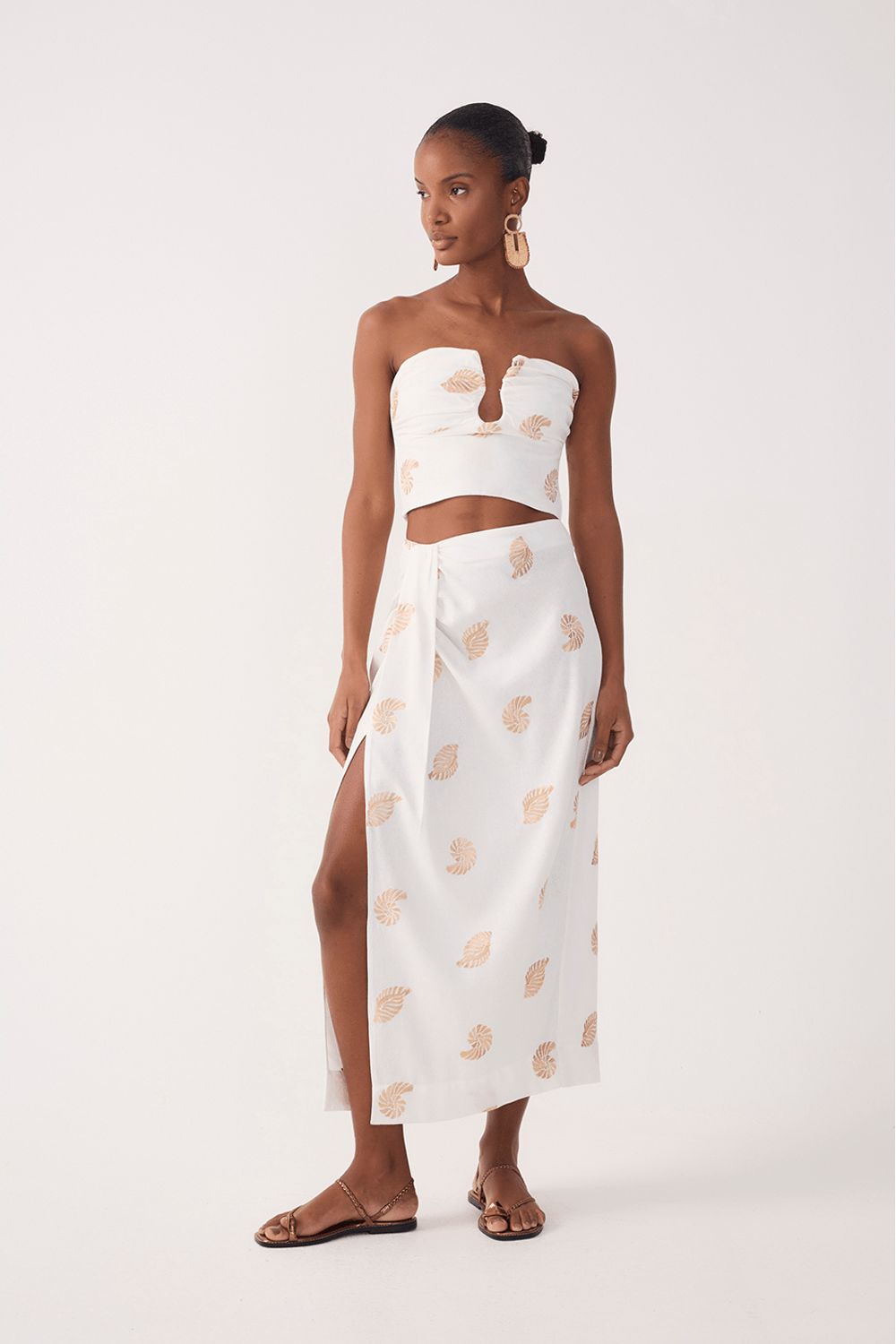LUREX SHELL SKIRT