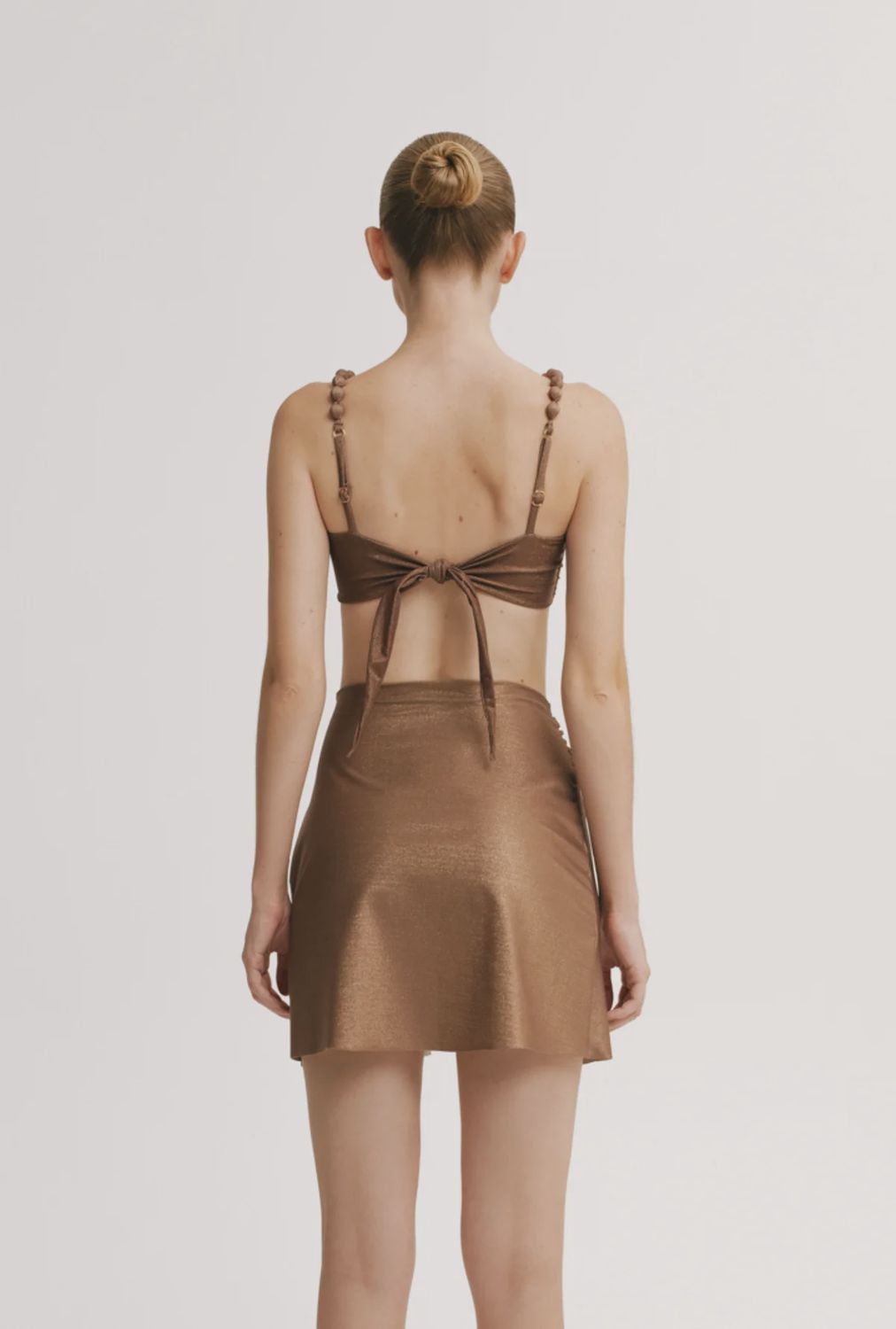 ELEANOR BROWN SKIRT