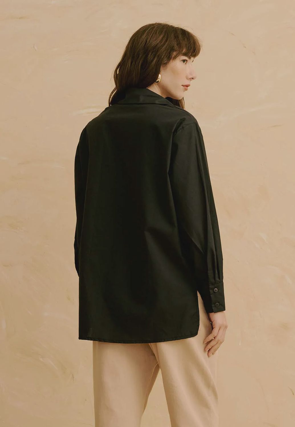 OVER SIZE CASHMERE SHIRT