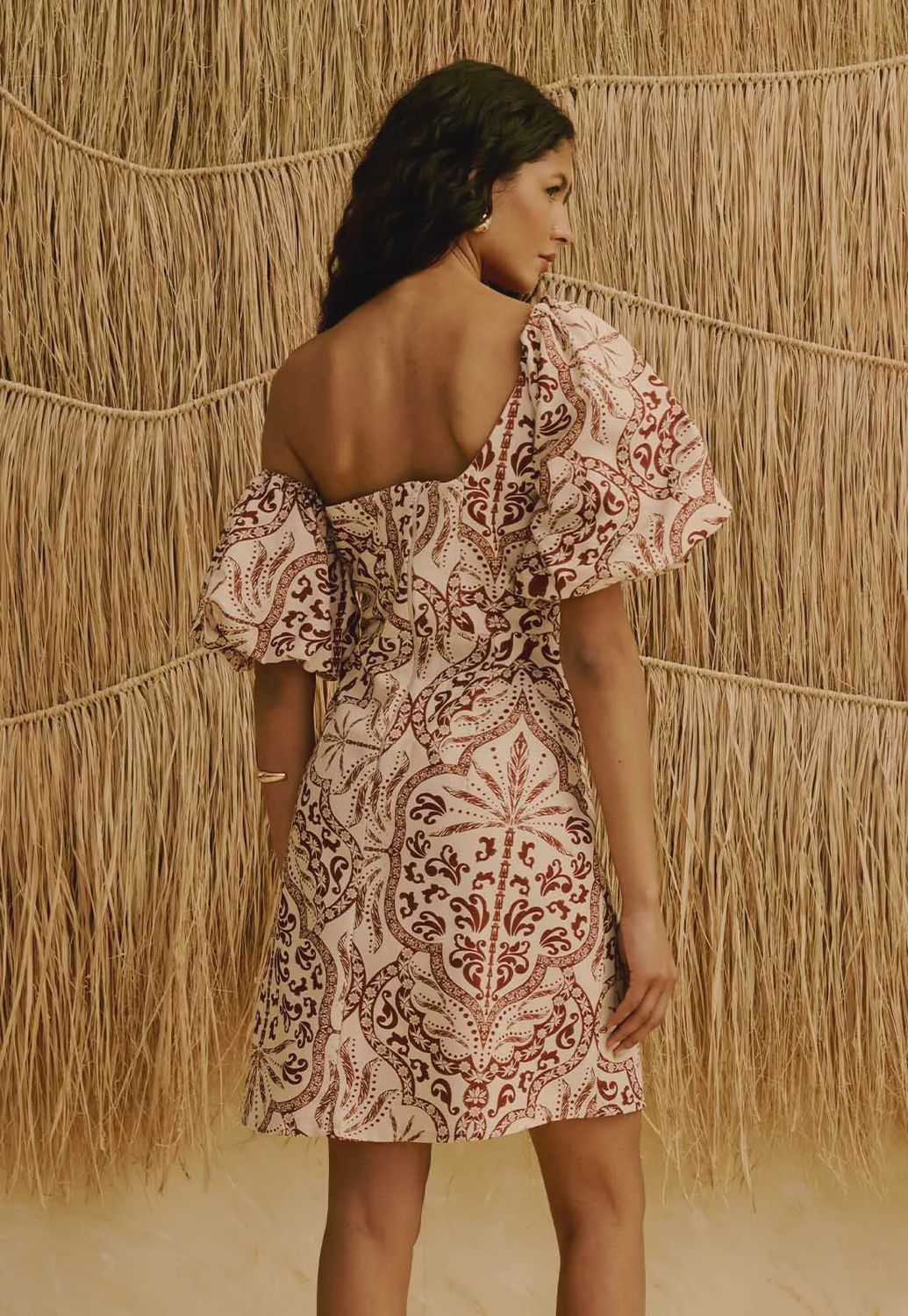 CACAO PALM BALLONE DRESS