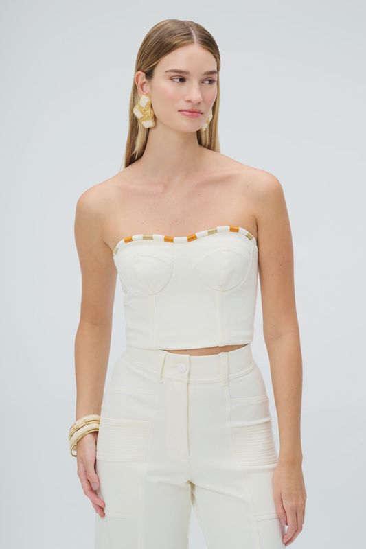 DAISSY CORSET CROP TOP