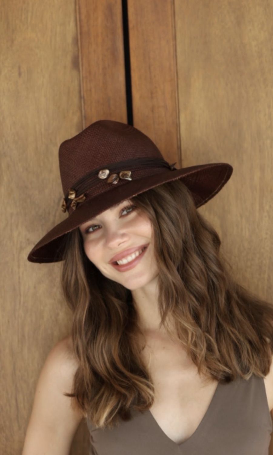 MAROA HAT, Colour: BROWN