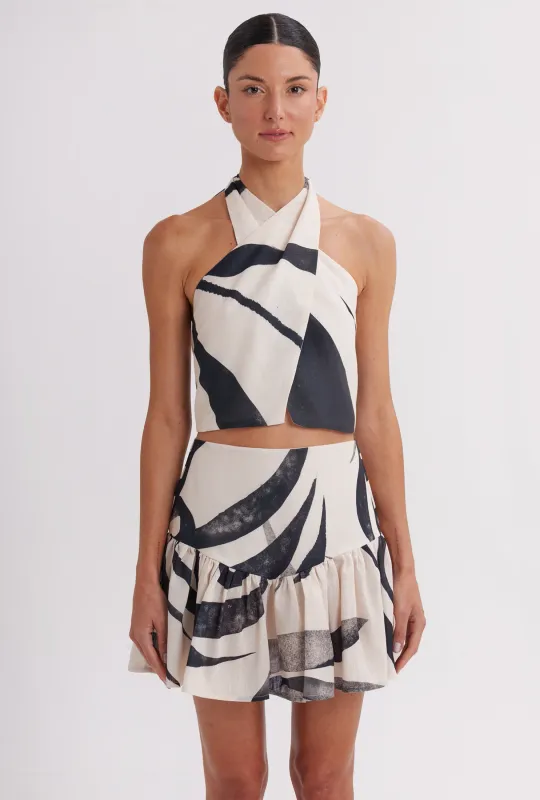 Zoe Waves Top + Selena Waves Skirt