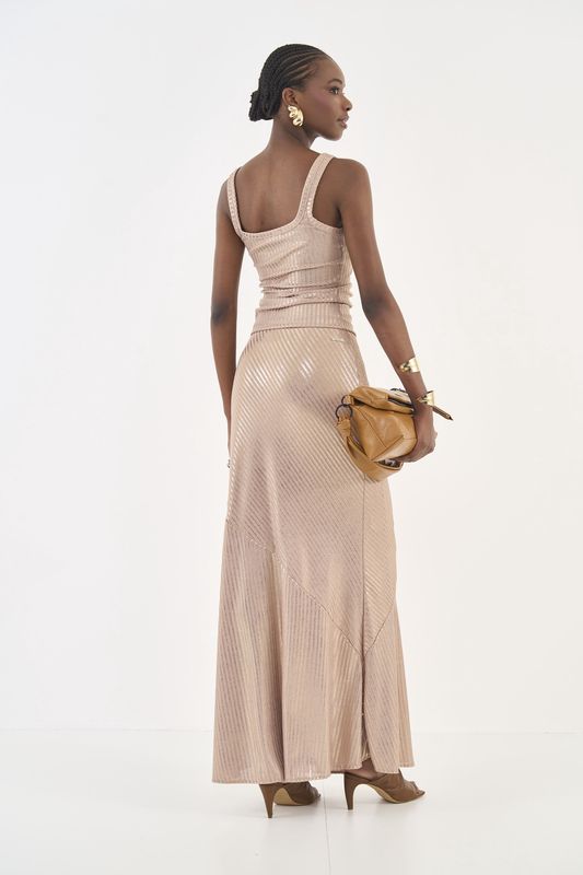Vivi Metallic Top