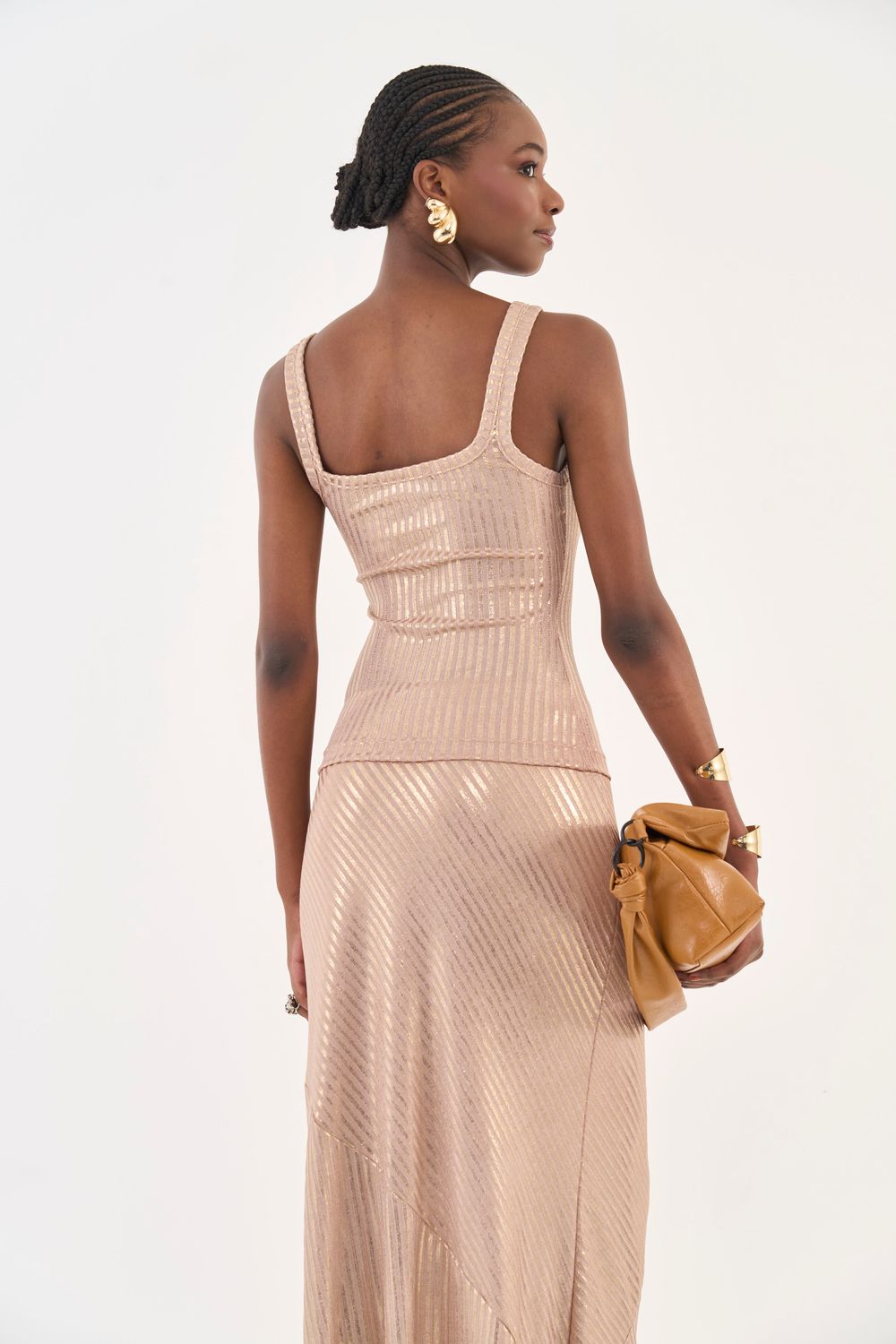 Vivi Metallic Top