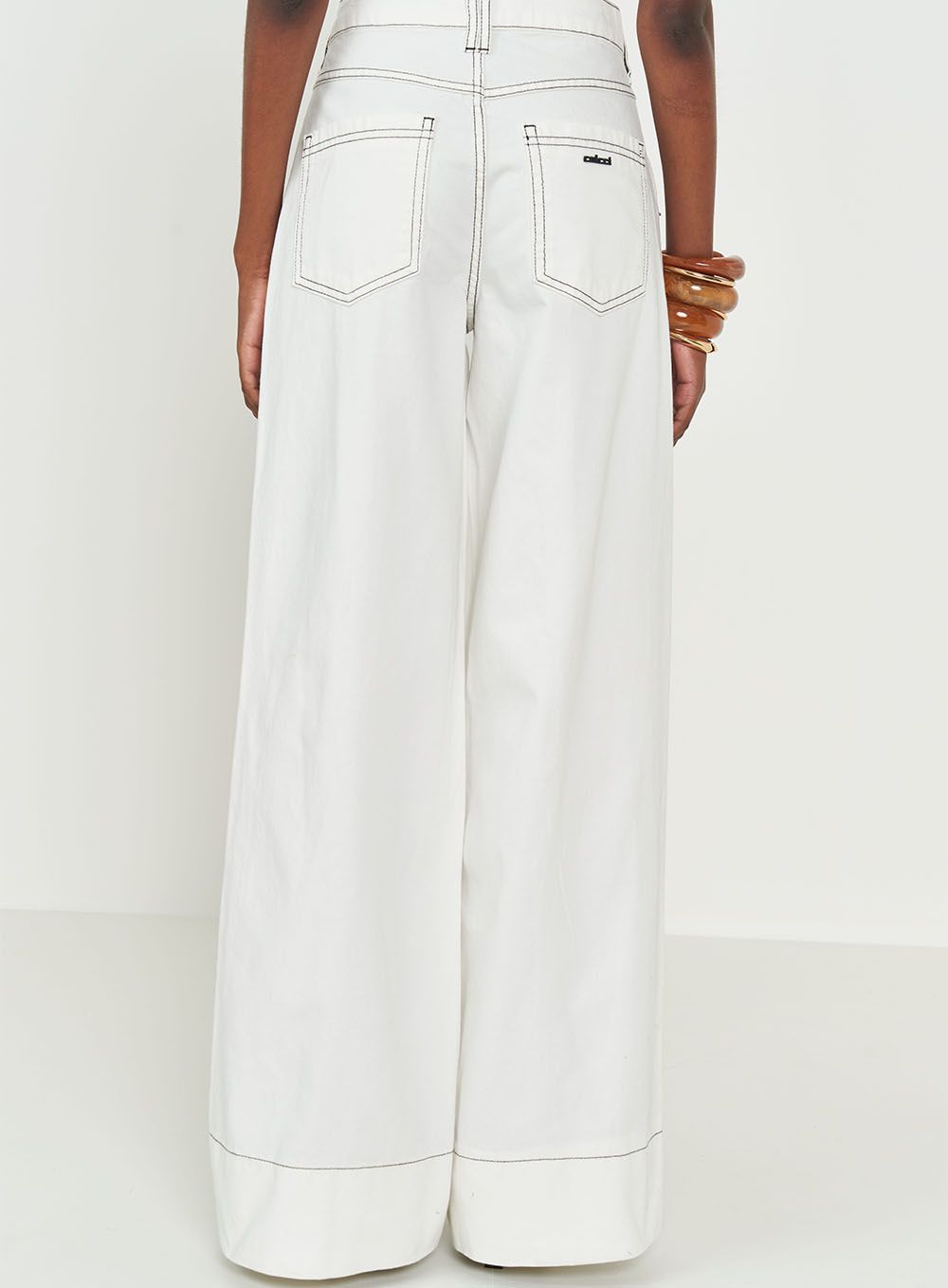 Silvia White Denim Pants