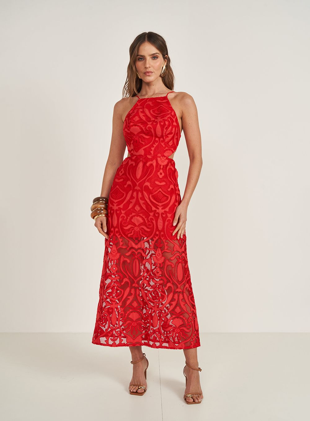 Sienna Cotton Lace Dress, Size: XS