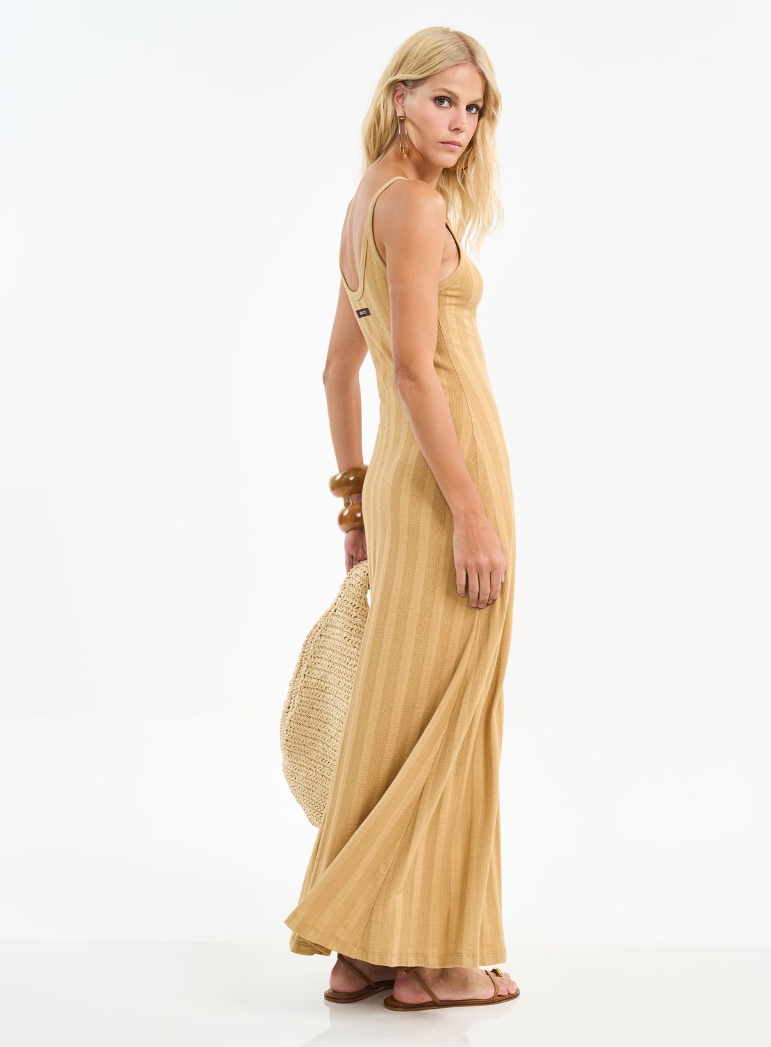 Beige Maxidress