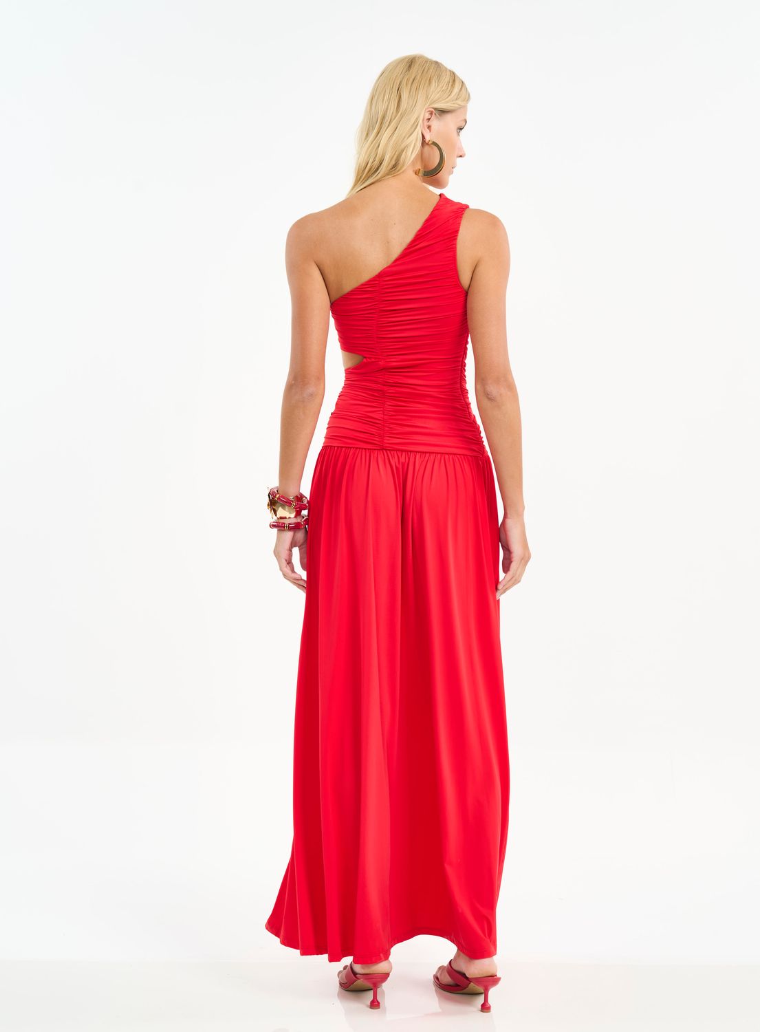 Luxury red MaxiDress