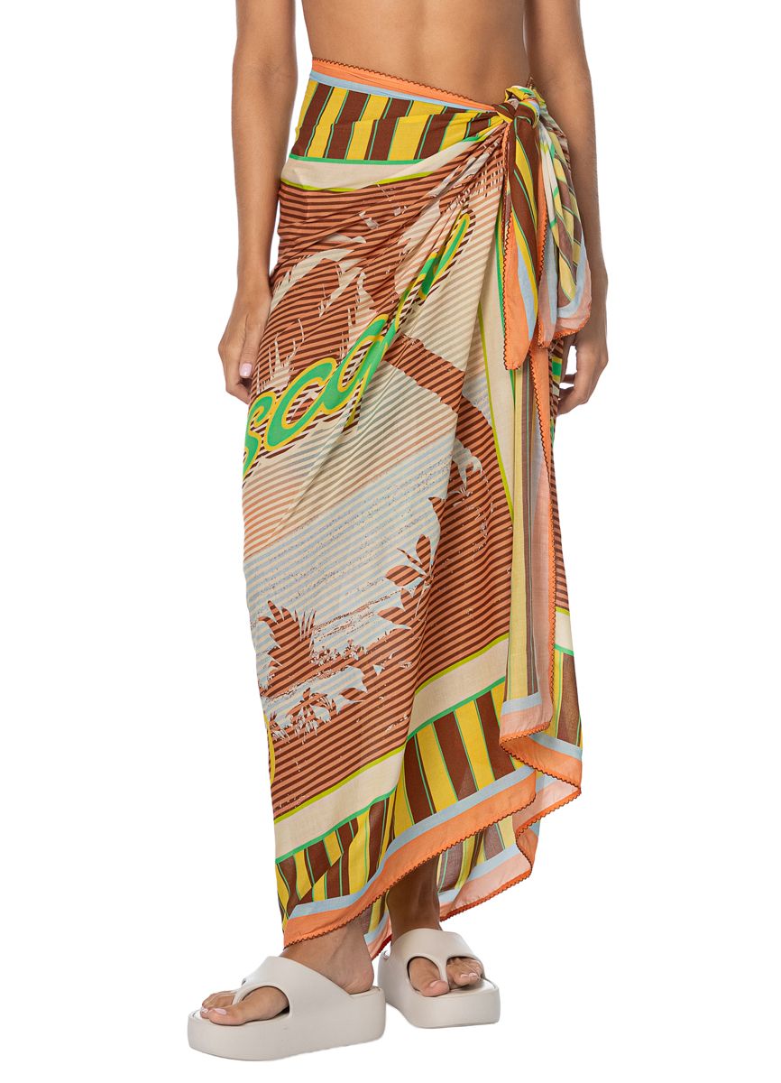 Tropical Escape Pareo, Size: O/S