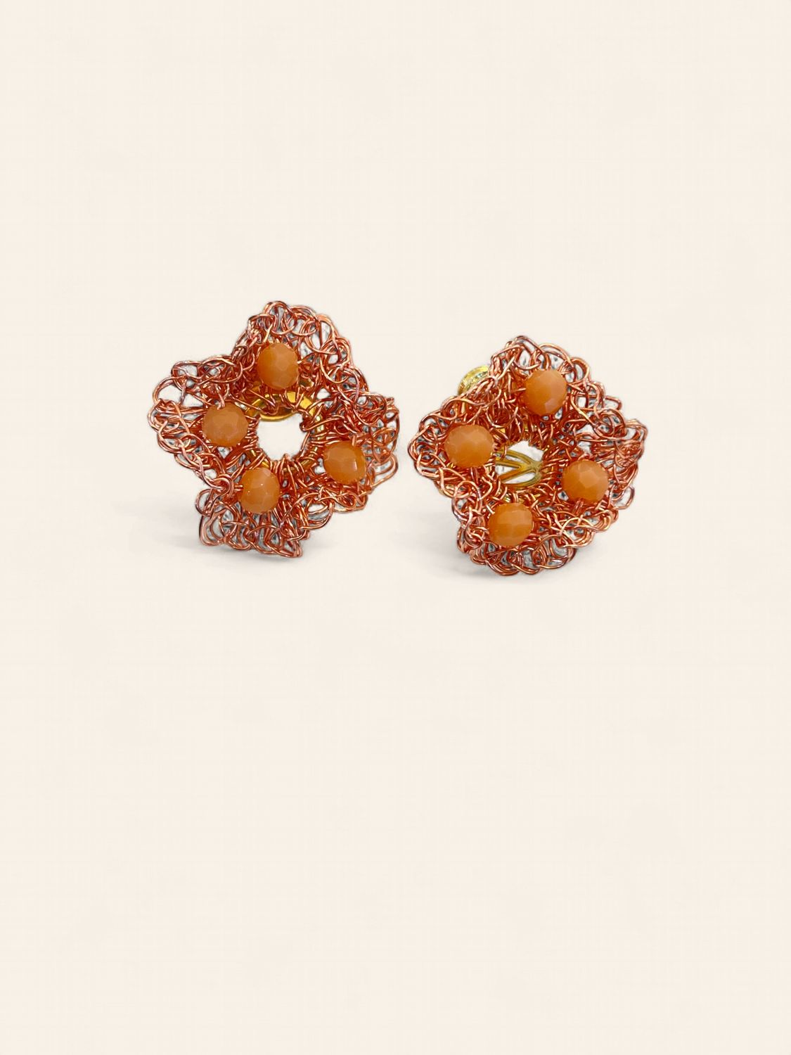 Nalu Blush Post Earrings, Colour: Rose