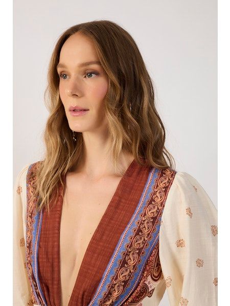 Off-White Poema Buttoned Maxi Dress
