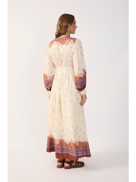 Off-White Poema Buttoned Maxi Dress