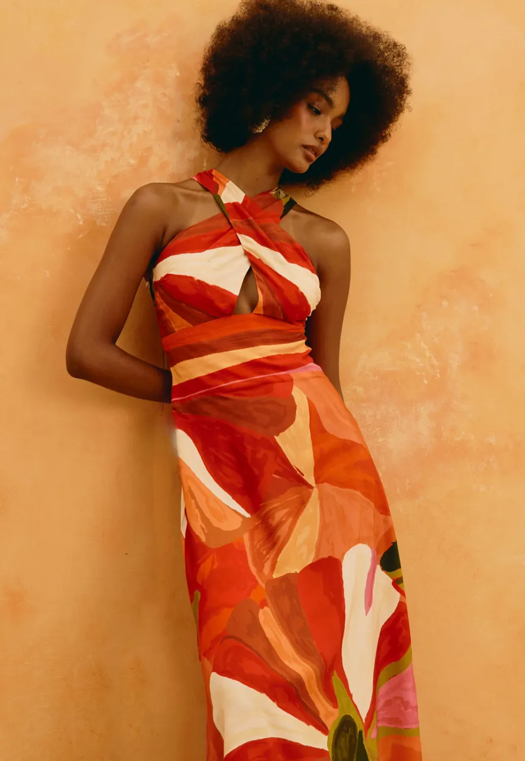 Latina Tropical Criss Cross Dress