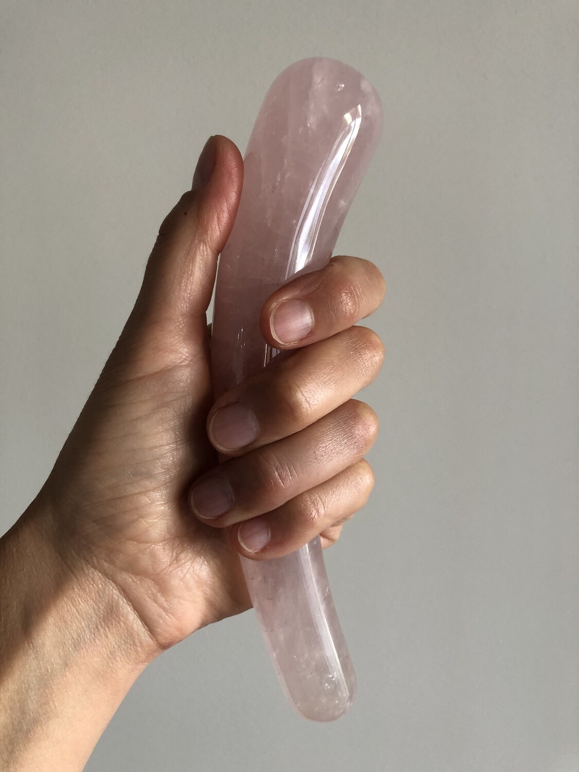 Rose Quartz Crystal Pleasure Wand